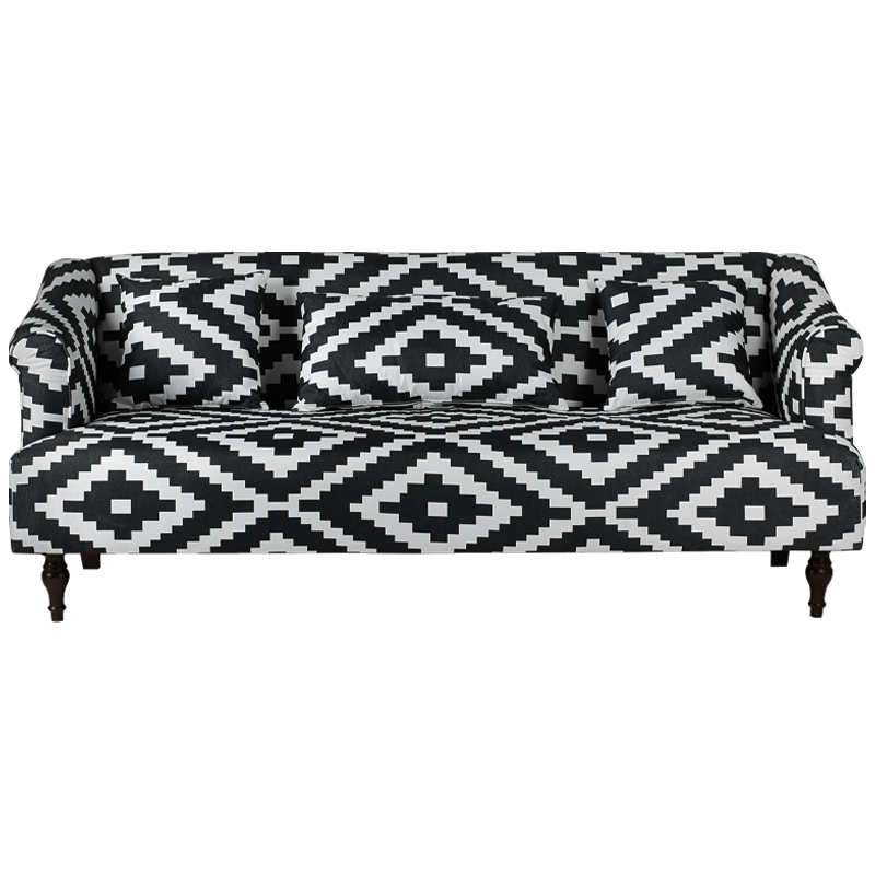 Диван KELIM Ornament black and white sofa Черно-белый в Самаре | Loft Concept 