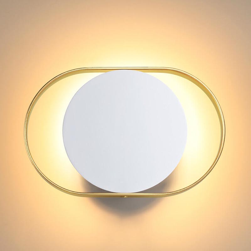 Бра Globo Ocular Sconce Oval White Золотой Белый в Самаре | Loft Concept 