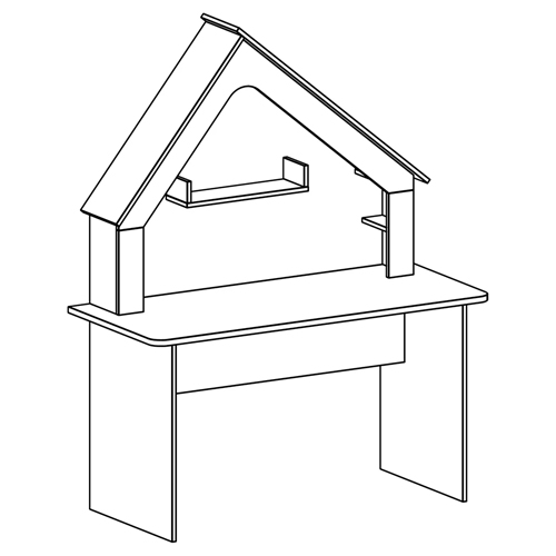 Письменный стол в детскую Tiny Town Desk в Самаре