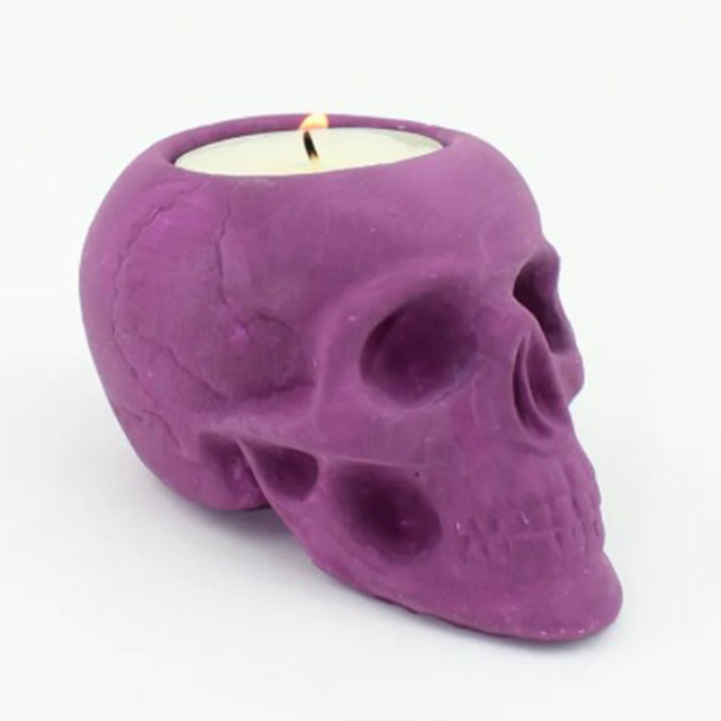 Подсвечник Purple Skull Пурпурный в Самаре | Loft Concept 