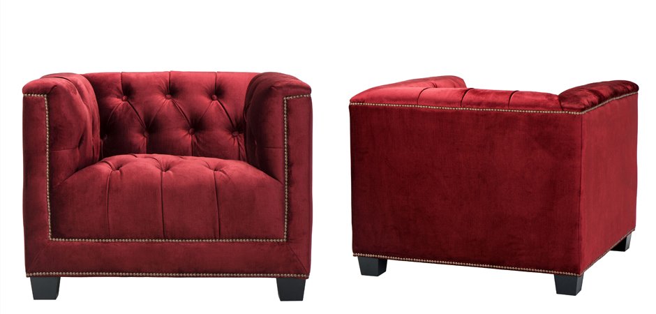Кресло Eichholtz Chair Paolo Red Кресло Eichholtz Chair Paolo Red - Loft-Concept в Самаре