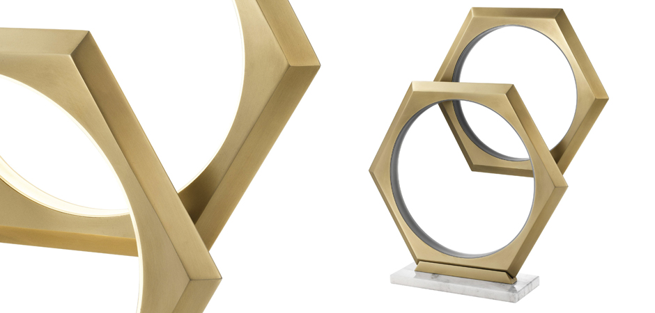 Настольная лампа Eichholtz Table Lamp Hexum Настольная лампа Eichholtz Table Lamp Hexum - Loft-Concept в Самаре