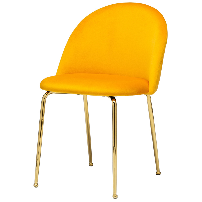 Стул Vendramin Dining Chair yellow Желтый Глянцевое золото в Самаре | Loft Concept 