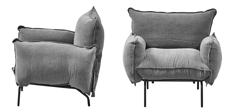 Кресло Elsa Armchair Gray Кресло Elsa Armchair Gray - Loft-Concept в Самаре