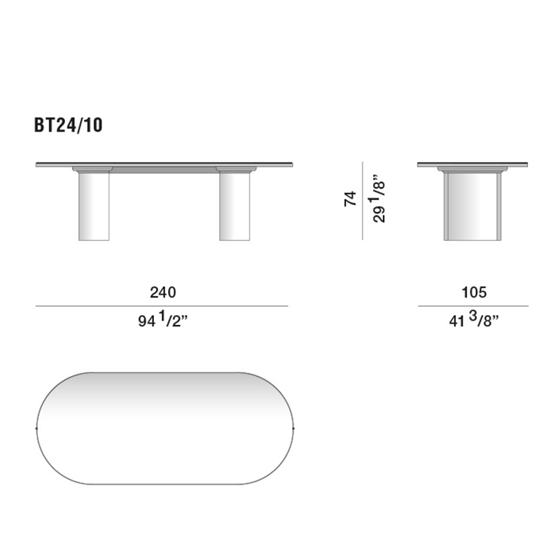 Дизайнерский рабочий стол из металла BLEVIO Table в Самаре