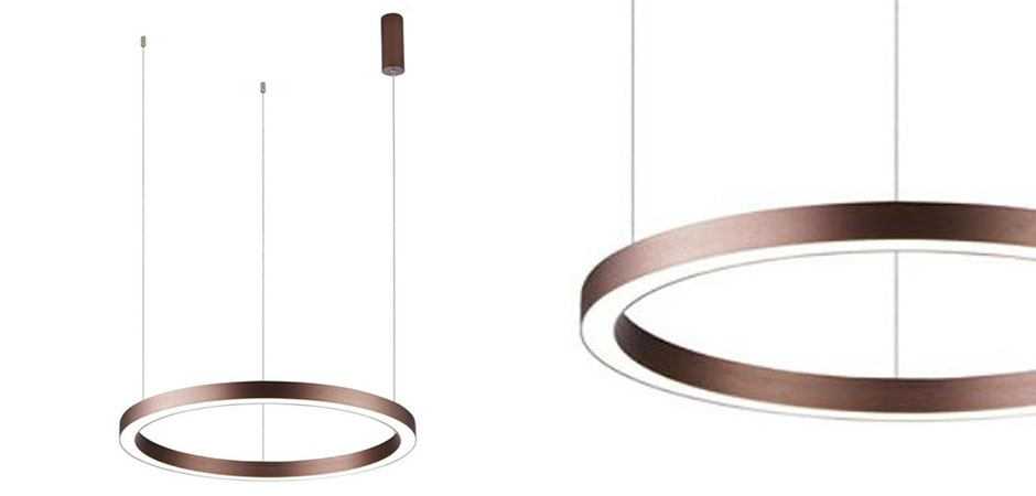 Подвесной светильник Ribbon Ring цвет Корица Подвесной светильник Ribbon Ring цвет Корица - Loft-Concept в Самаре