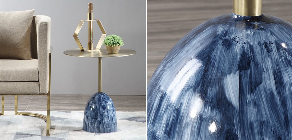 Приставной стол Blue Stains Table Приставной стол Blue Stains Table - Loft-Concept в Самаре