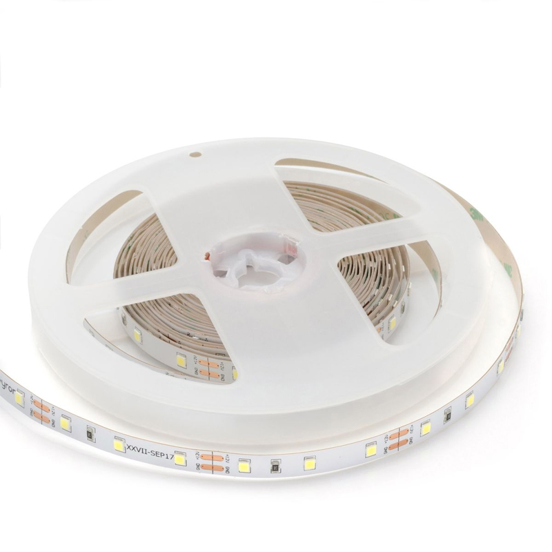 Комплект светодиодной ленты 4,8W/m 60LED/m 3528SMD холодный белый 5M Белый в Самаре | Loft Concept 