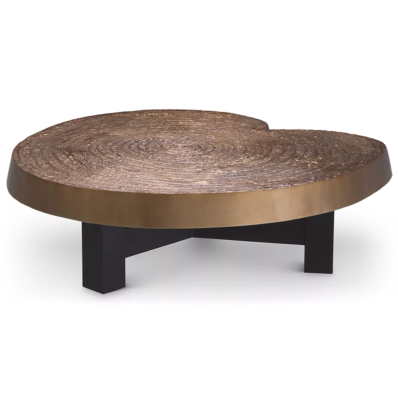 Кофейный стол Eichholtz Coffee Table Anabelle Черный Золотой в Самаре | Loft Concept 