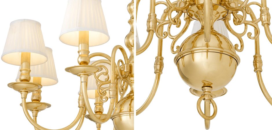 Люстра Eichholtz Chandelier Bourbon Brass - Loft-Concept в Самаре