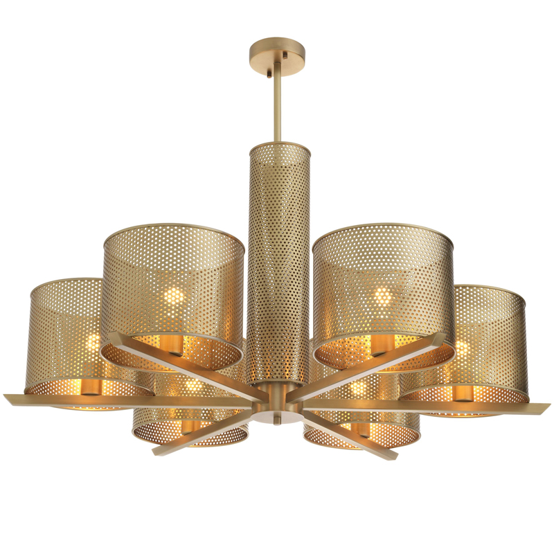 Люстра Eichholtz Chandelier Morrison Brass Латунь в Самаре | Loft Concept 