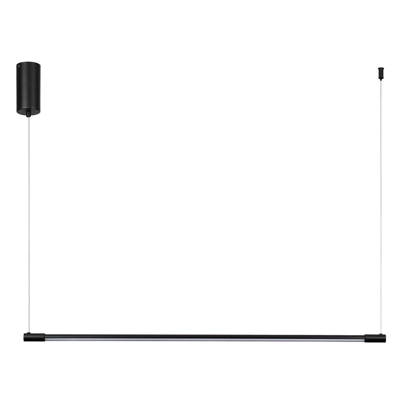 Подвесной светильник Trumpet Tube Black Linear Черный Белый Подвесной светильник Trumpet Tube Black Linear Черный Белый в Самаре | Loft Concept