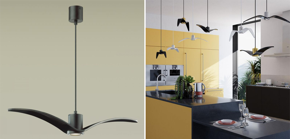 Подвесной светильник Seagull Scope черный Подвесной светильник Seagull Scope черный - Loft-Concept в Самаре