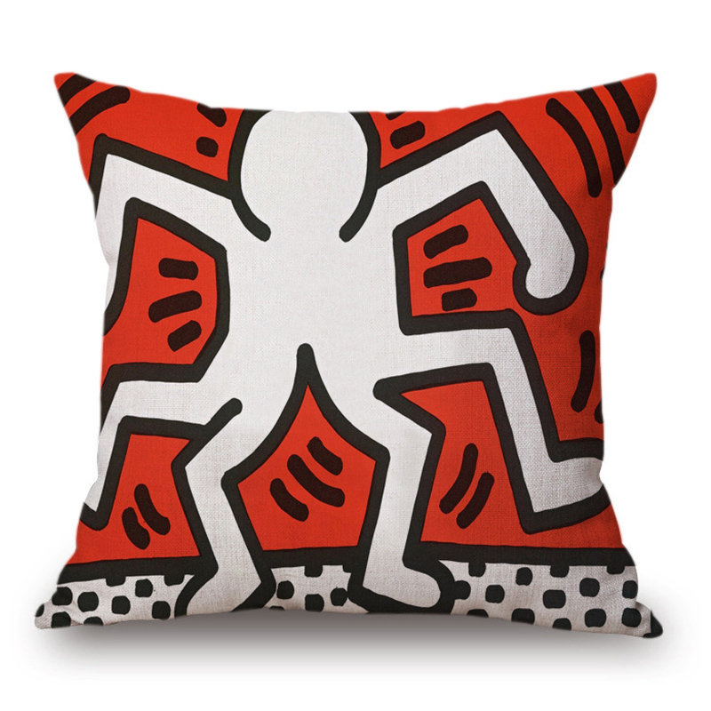 Подушка Keith Haring 2 Мульти в Самаре | Loft Concept 