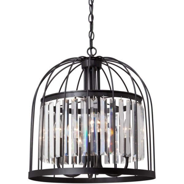 Люстра Birdcage Chandelier Fountain Black  в Самаре | Loft Concept 