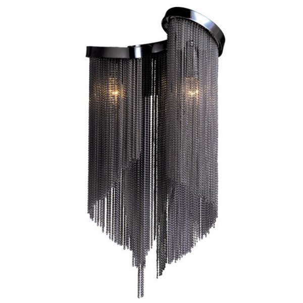 Бра Atlantis Chain Wall lamp Black Темный хром в Самаре | Loft Concept 