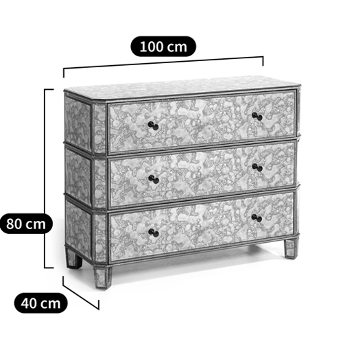 Комод зеркальный Glorious Chest of Drawers в Самаре