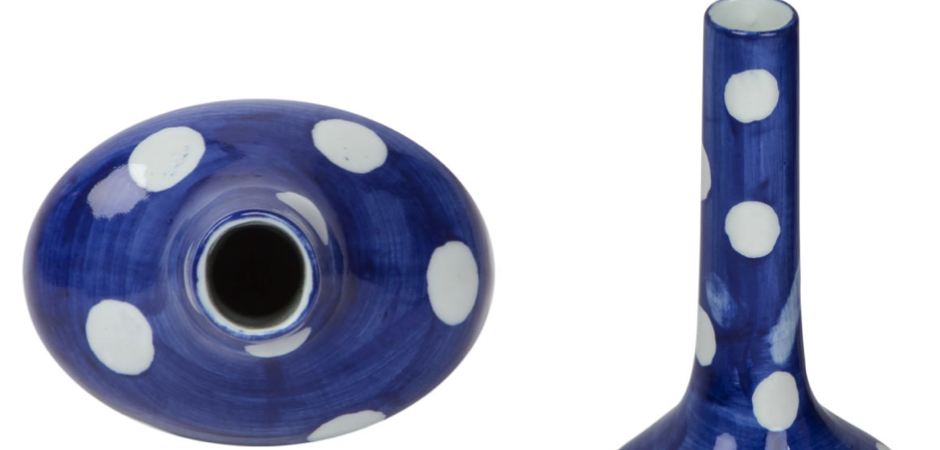 Ваза-бутылка blue & white ornament Point Bottle Ваза-бутылка blue & white ornament Point Bottle - Loft-Concept в Самаре