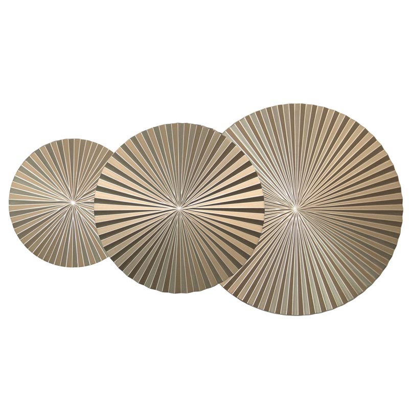 Арт-объект Apollo Champagne Wall Plaque Disc 3 Золотой Шампань в Самаре | Loft Concept 