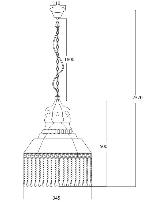 Люстра Loft Mosque Chandelier в Самаре