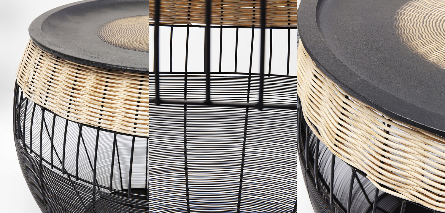 Комплект приставных столов African Wicker Drums - фото №2