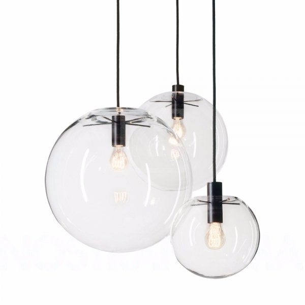 Подвесной светильник Selene Glass Ball Ceiling Lights Прозрачный в Самаре | Loft Concept 