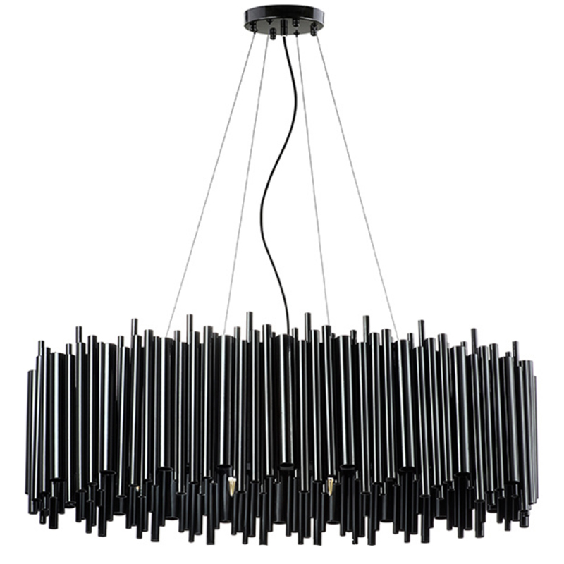 Люстра Delightfull Brubeck Chandelier Black Oval  в Самаре | Loft Concept 