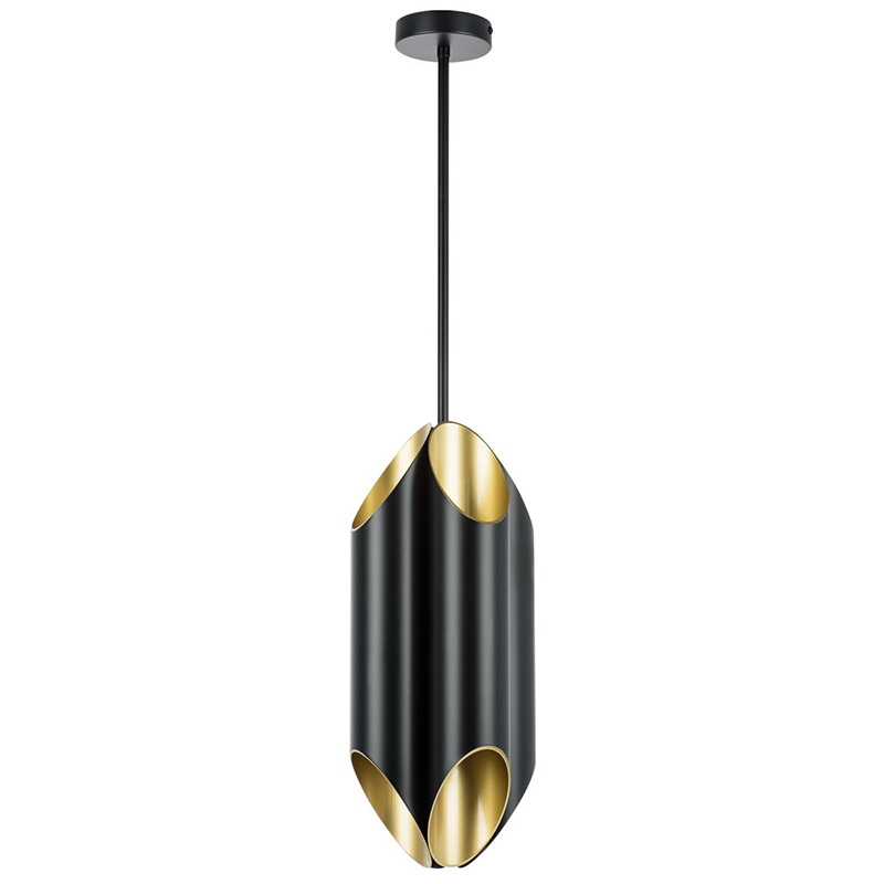 Подвесной светильник Garbi Black Pipe Organ Hanging Lamp Черный Золотой в Самаре | Loft Concept 