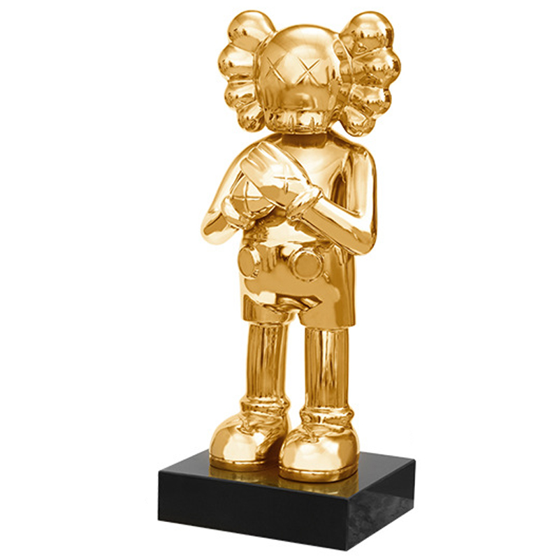 Статуэтка KAWS Gold on stand Золотой в Самаре | Loft Concept 