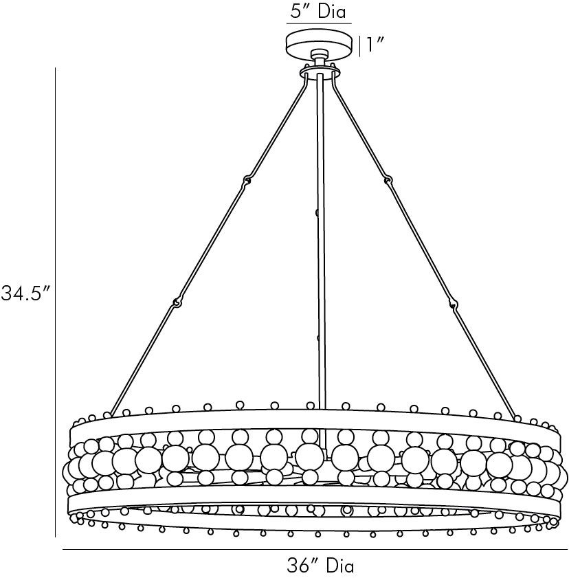 Люстра Arteriors ESME CHANDELIER в Самаре