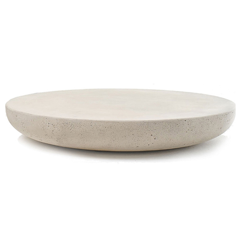 Кофейный стол Tori Round Travertine Coffee Table Бежевый в Самаре | Loft Concept 