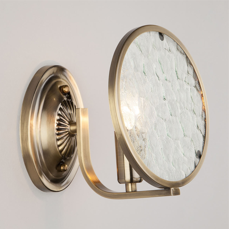 Бра Moibeal Sconce antique bronze Античная Бронза Прозрачный (Transparent) в Самаре | Loft Concept 