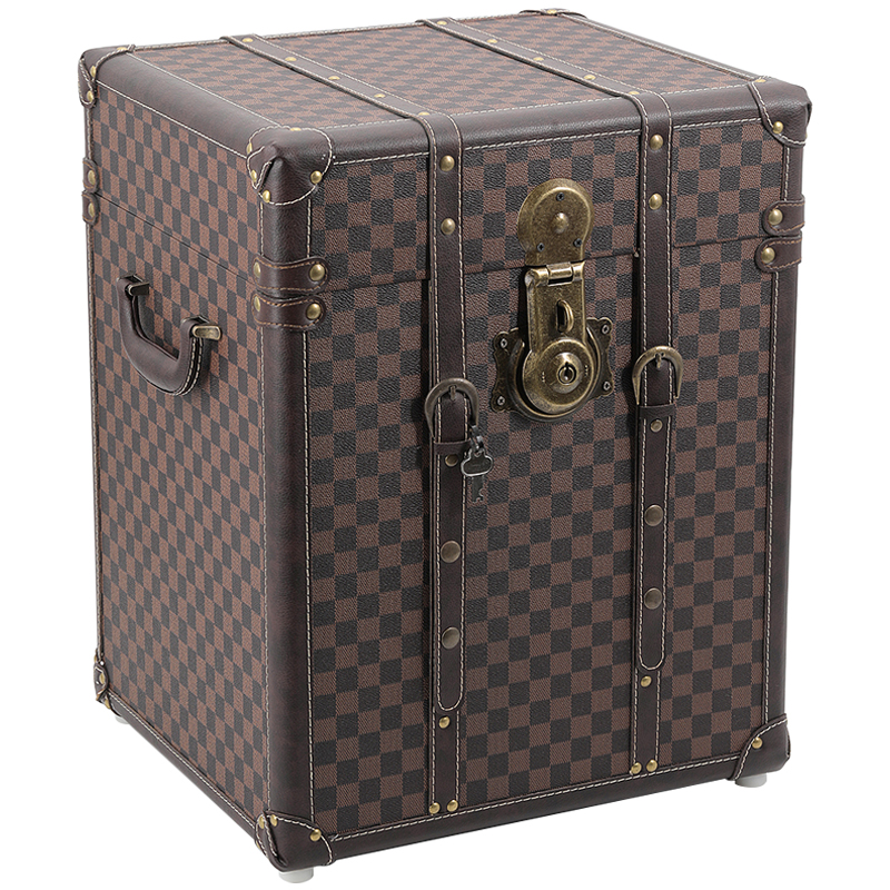 Сундук Louis Vuitton Design Wooden Chest Коричневый Латунь в Самаре | Loft Concept 