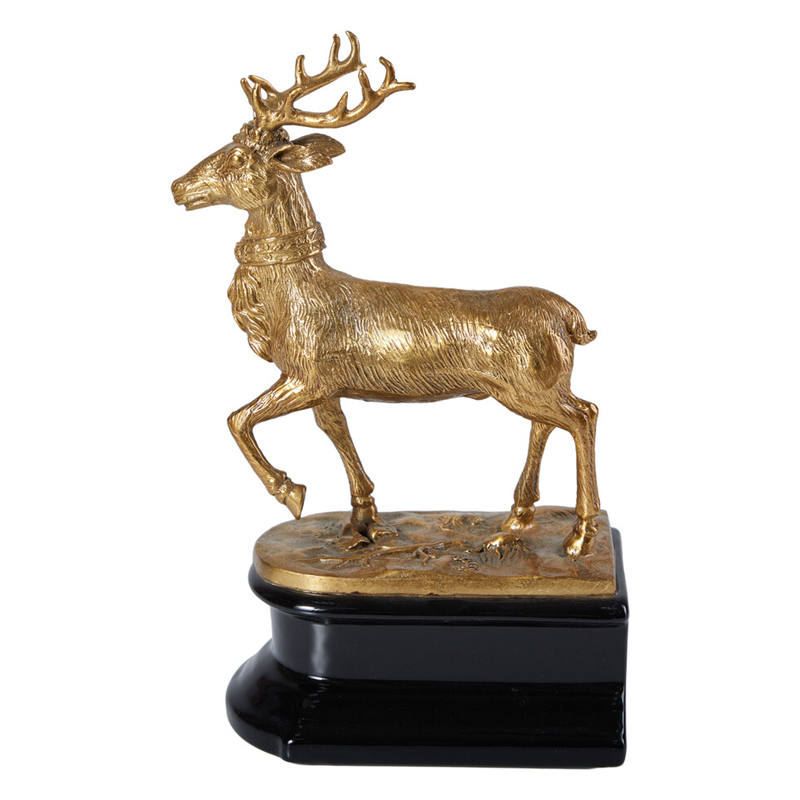 Держатель для книг в виде оленя из фарфора и бронзы Eden Garden porcelain and bronze Черный Бронза Держатель для книг в виде оленя из фарфора и бронзы Eden Garden porcelain and bronze Черный Бронза в Самаре | Loft Concept