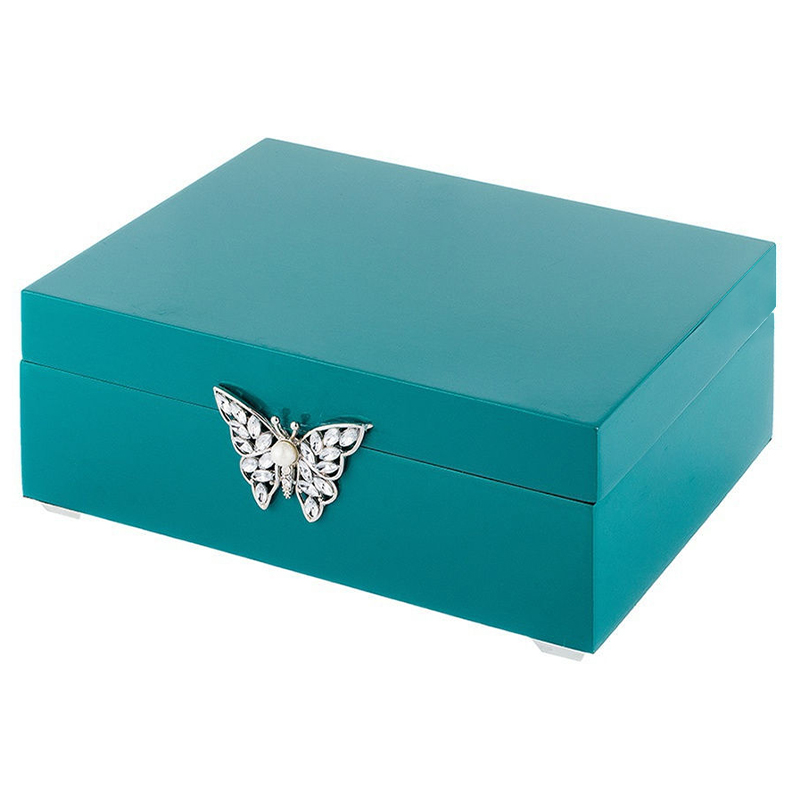 Шкатулка Turquoise Box With Butterfly Бирюзовый в Самаре | Loft Concept 