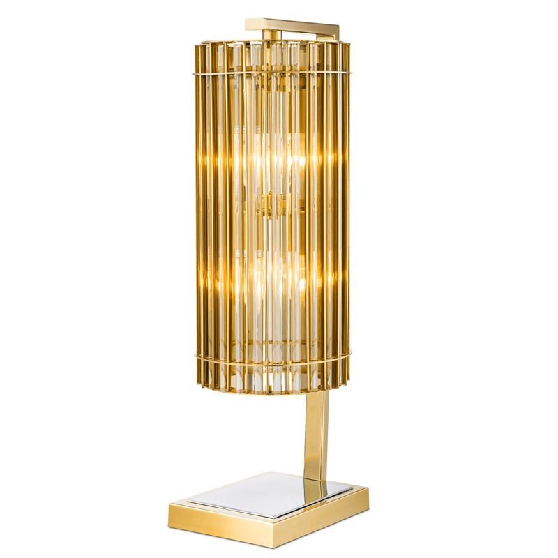 Настольная лампа Eichholtz Table Lamp Pimlico Gold Глянцевое золото Никель Золотой Шампань в Самаре | Loft Concept 