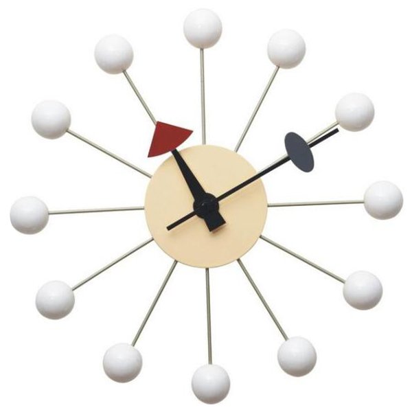 Часы George Nelson Ball Clock White Белый в Самаре | Loft Concept 