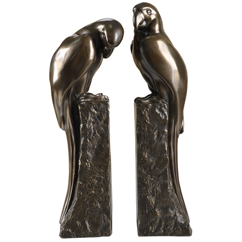 Держатель для книг Bookend Perroquet set of 2 Темная бронза в Самаре | Loft Concept 