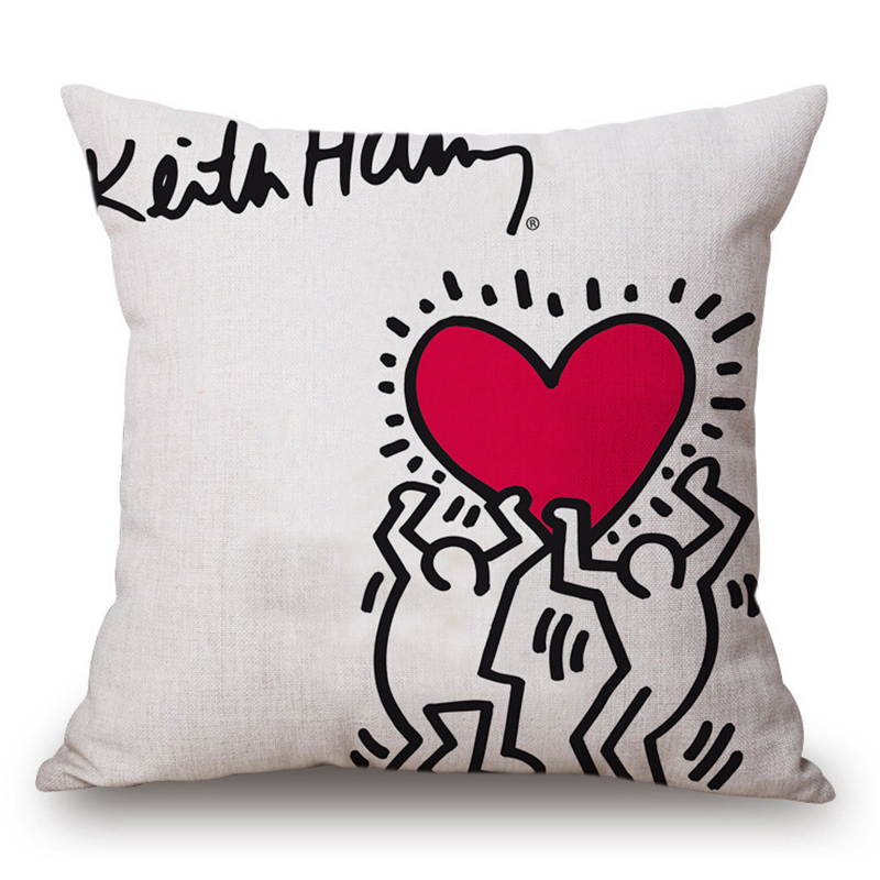 Подушка Keith Haring 11 Мульти в Самаре | Loft Concept 