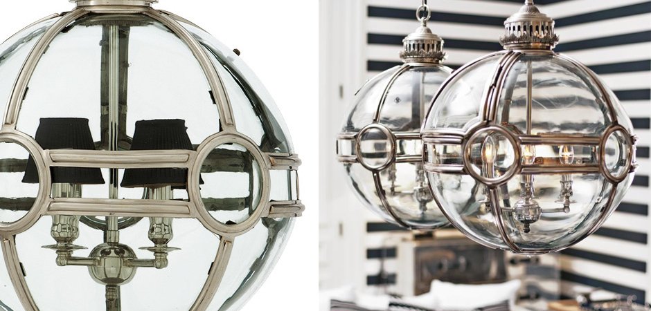 Люстра Lantern Hagerty Antique Silver - Loft-Concept в Самаре