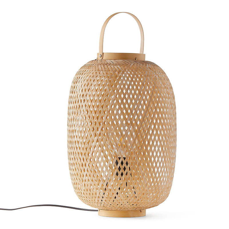 Настольная лампа Lantern Wicker Table lamp Бежевый в Самаре | Loft Concept 