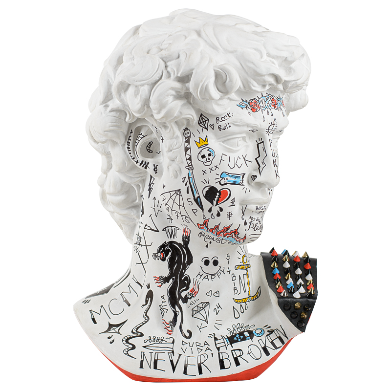 Статуэтка Bust of David PUNK Мульти в Самаре | Loft Concept 