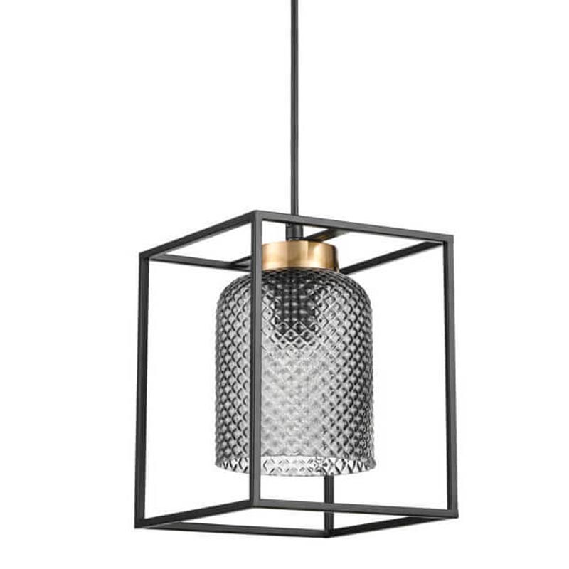 Подвесной светильник Myron Hanging lamp Черный Дымчатый (Smoke) в Самаре | Loft Concept 