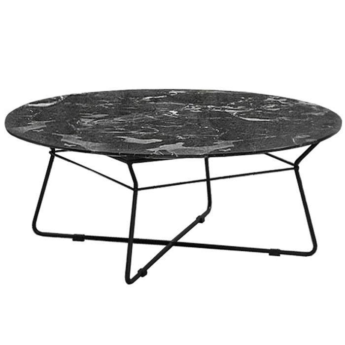 Кофейный стол Marble Coffee Table Черный Черный Мрамор Nero в Самаре | Loft Concept 