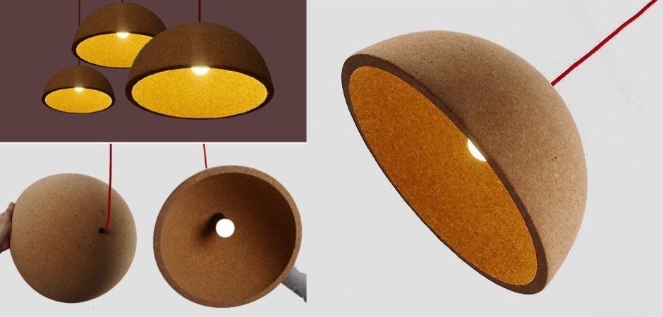 Подвесной светильник Cork Semisphere Подвесной светильник Cork Semisphere - Loft-Concept в Самаре