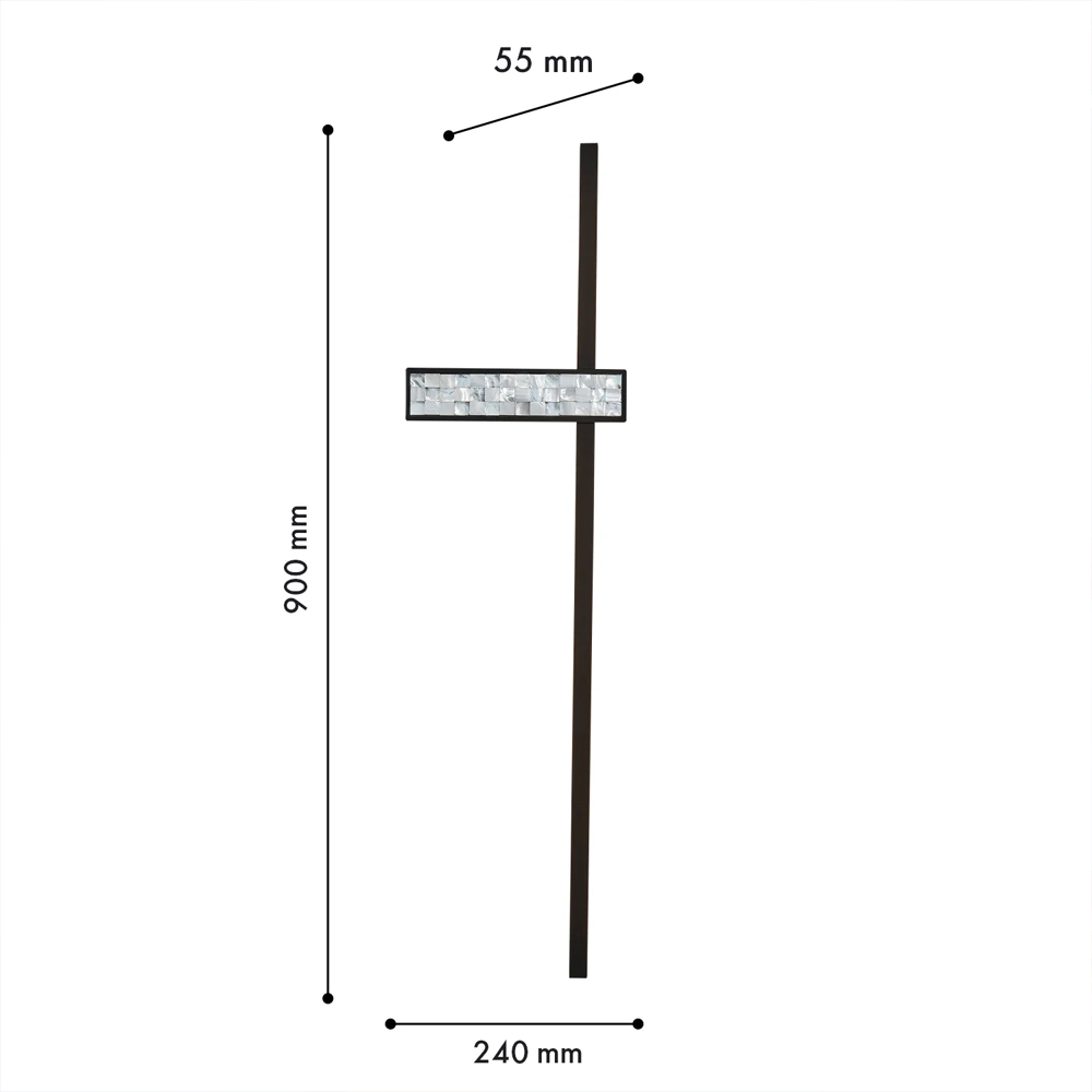 Бра с декором из перламутровой морской ракушки Touch of Marine Charm в Самаре