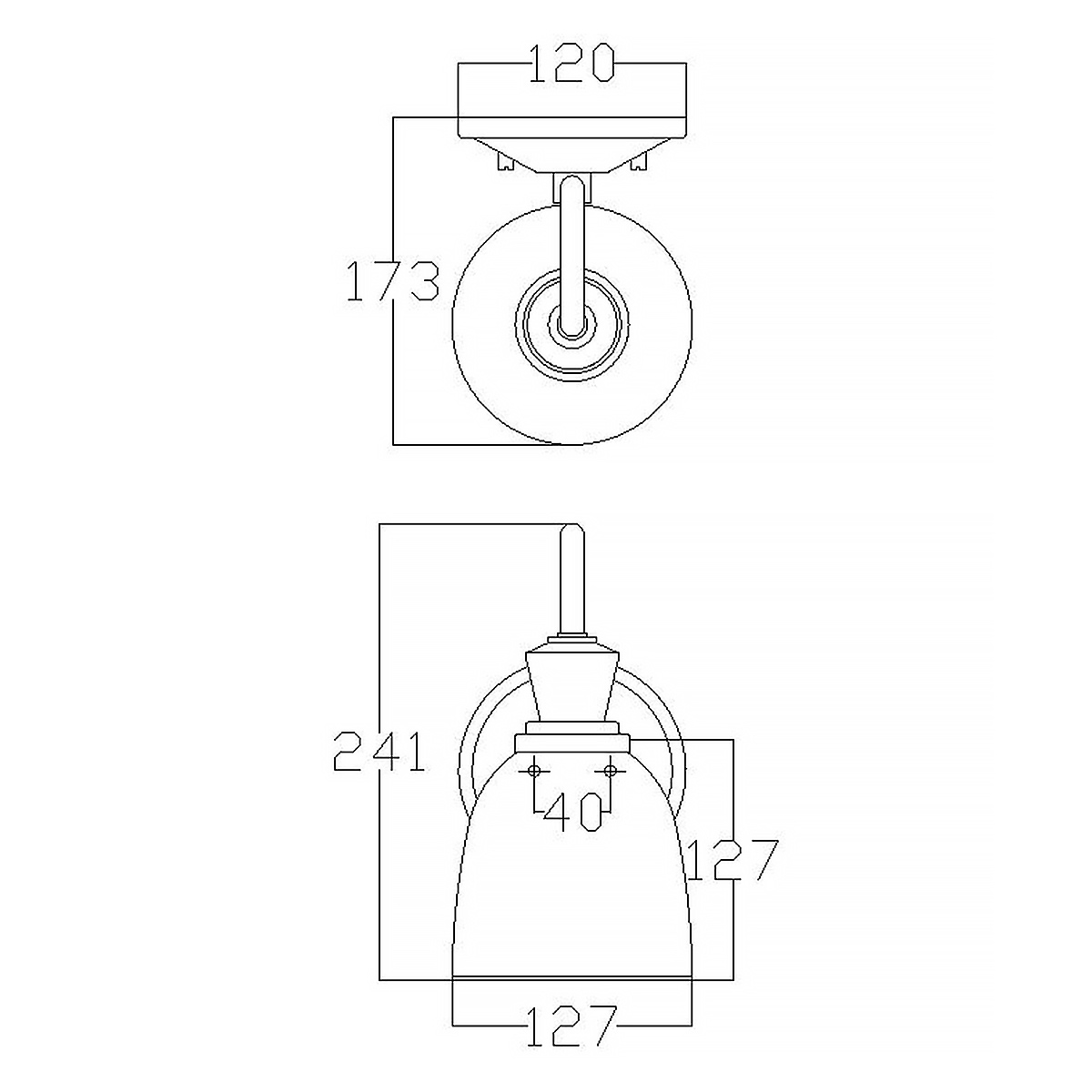 Бра с матовым ребристым плафоном в форме колокола Kichler в Самаре