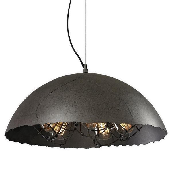 Подвесной светильник Uneven Edge Loft Pendant lamp 5 Графит в Самаре | Loft Concept 