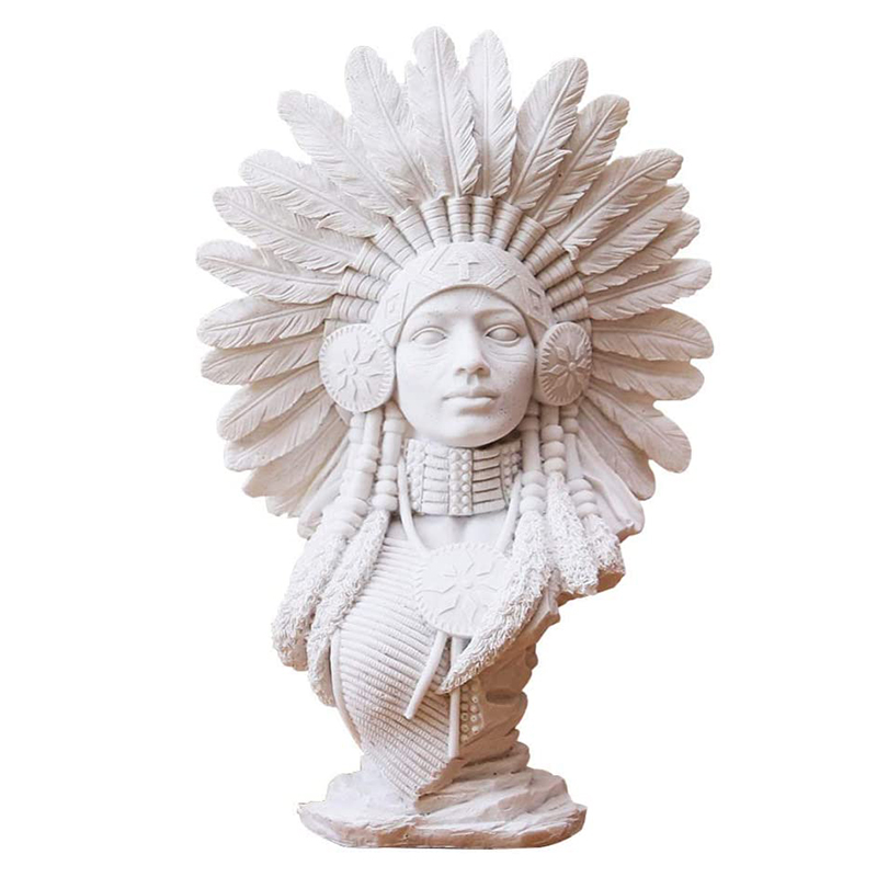 Native american indian figurine B Белый в Самаре | Loft Concept 