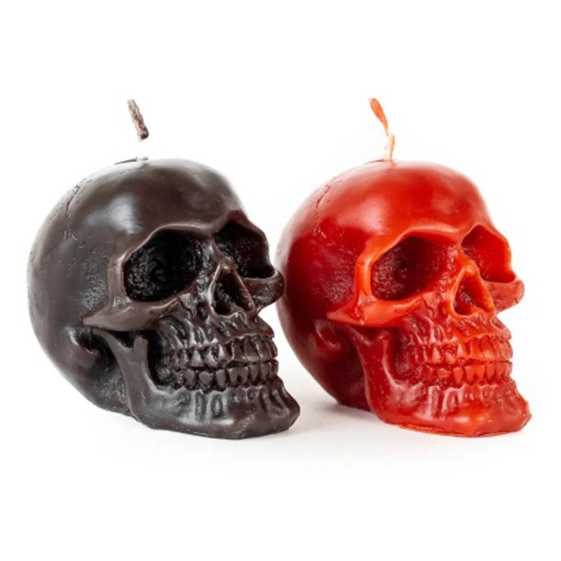 Набор свечей Black Red Skulls Черный Красный в Самаре | Loft Concept 